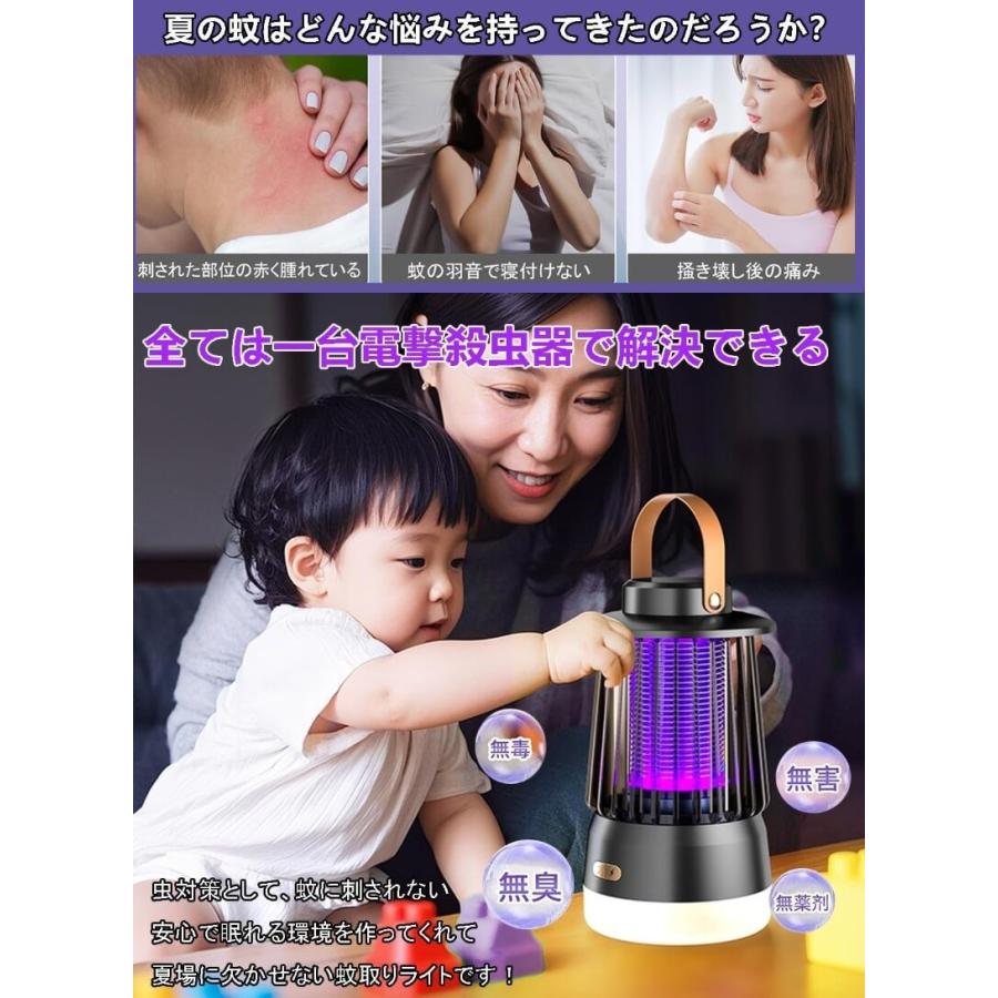 電撃殺虫器 2025年 電気蚊取り器 電撃殺虫灯 捕虫器 殺虫灯/炎