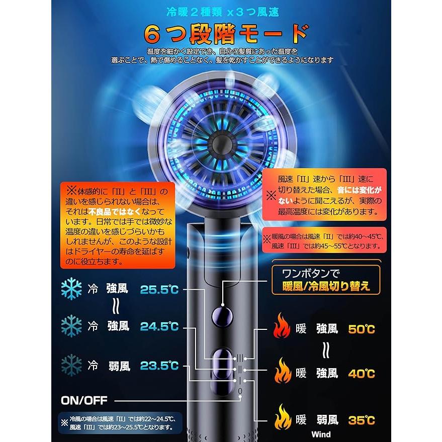 ドライヤー 1300W ヘアドライヤー 大風量 高濃度マイナスイオン 速乾