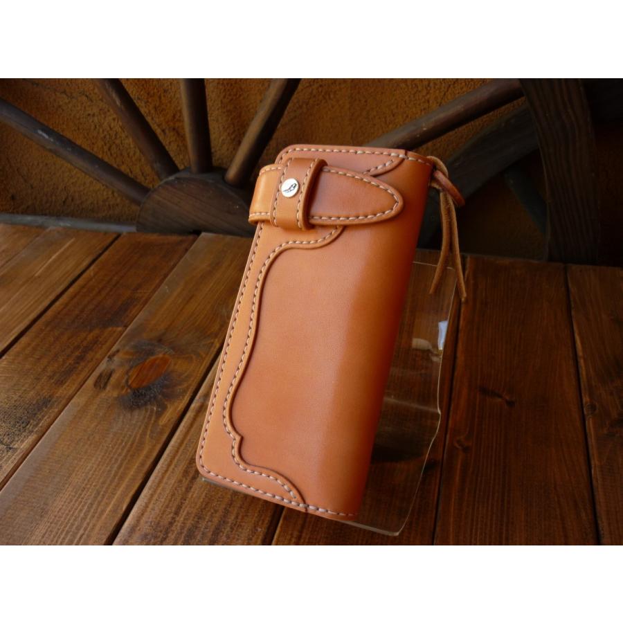 サドルレザー ウエスタンスタイルロングウォレット （ナチュラル