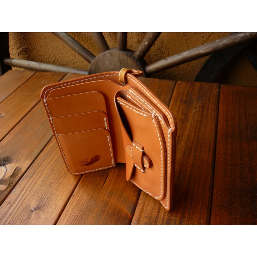 使い方のある」サドルレザー ミドルウォレット（右利き用