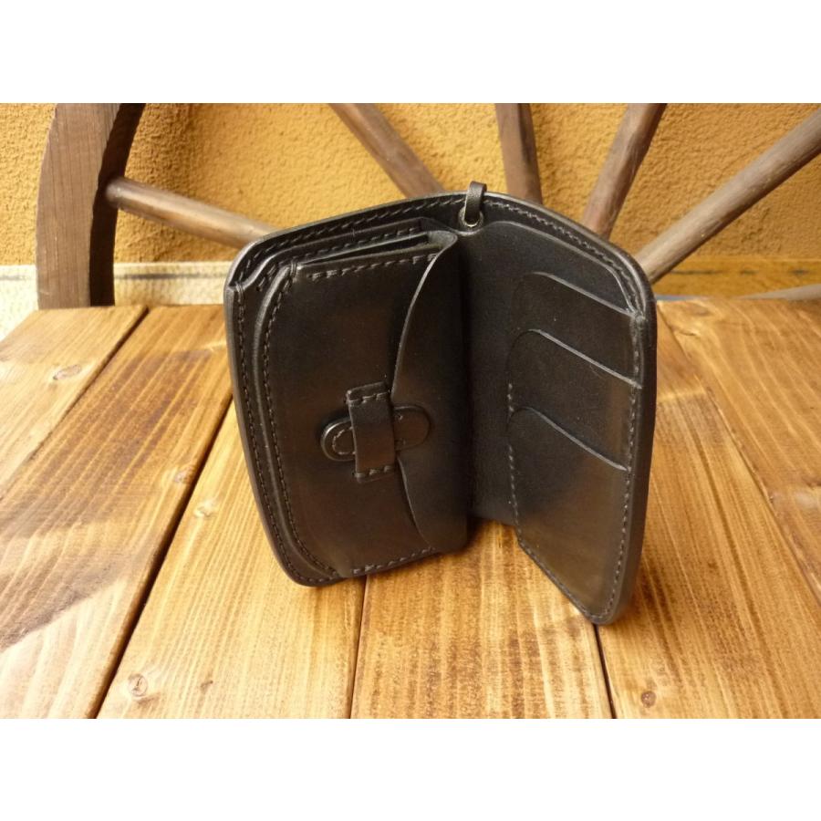 使い方のある」サドルレザー ミドルウォレット 左利き用 （ RーType