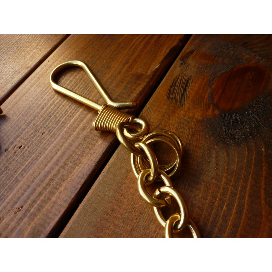 本真鍮ウォレットチェーン（ 釣り針フックタイプ ） : Dream Wing