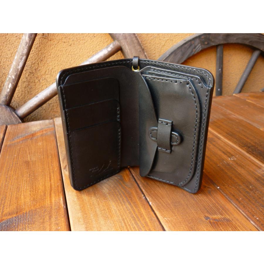 黒羽　サドルレザーミドルウォレット 激レア！！黒羽ミドルウォレットサドル