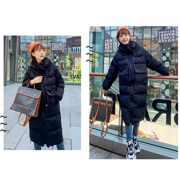 萌ゆったり中綿ロングコート美品