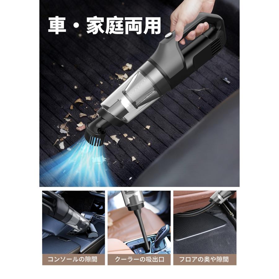 掃除機 コードレス掃除機 25000pa スティッククリーナー ハンディ
