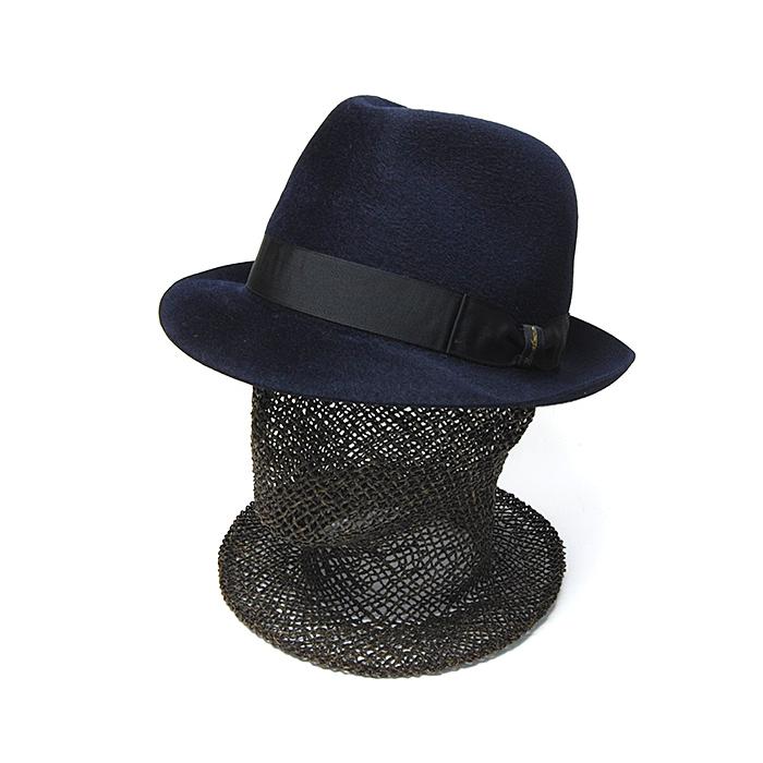 Borsalino ボルサリーノ ファーフエルト ソフト帽 グアナコ メンズ 秋冬 大きいサイズの画像
