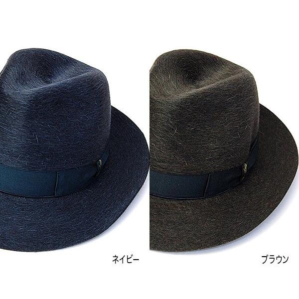 Borsalino 帽子 イタリア製Borsalino ボルサリーノ ファーフェルト中 