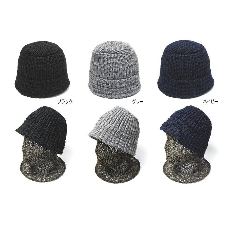 帽子 ウールニットバケットハット cableami ケーブルアミ 秋冬 メンズ ユニセックス メール便対応可 23AW｜kawabuchihats｜06