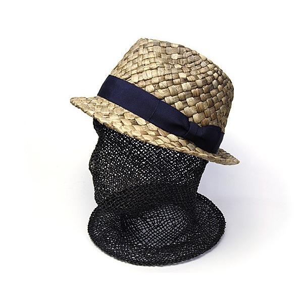 帽子 NOL ノル ストロー中折れ帽 Dyeing Ecen Hat 大きいサイズの帽子アリ