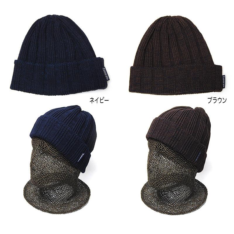 THE FACTORY MADE（ザファクトリーメイド） 帽子 インディゴ染めニット