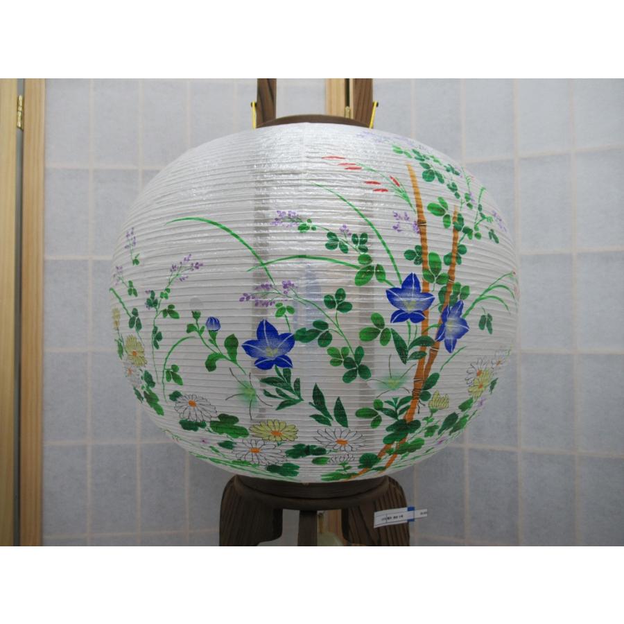 盆提灯「岐阜提灯/焼杉/12号/桔梗/絹一重絵/1個」伝統的工芸品 盆提灯「岐阜提灯/焼杉/12号/桔梗/絹一重絵/1個」伝統的工芸品