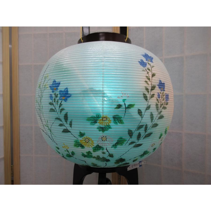 盆提灯「盆提灯/11号/桔梗山水/絹二重絵/1個/マグネット式」伝統 盆提灯「盆提灯/11号/桔梗山水/絹二重絵/1個/マグネット式」伝統