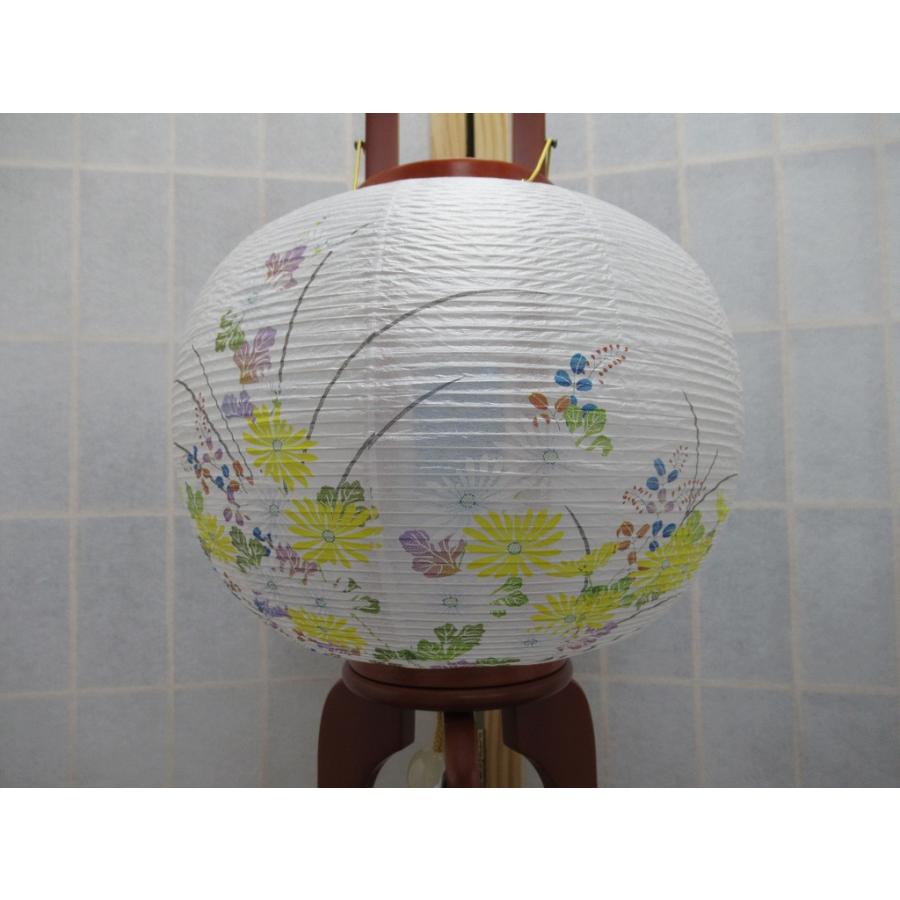 盆提灯「岐阜提灯/華のケヤキ/姫あんどん/9号/菊/紙張一重絵 盆提灯「岐阜提灯/華のケヤキ/姫あんどん/9号/菊/紙張一重絵