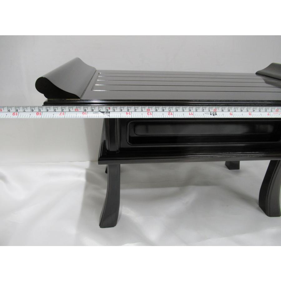 川本仏壇店】「総無垢 黒檀製 漆塗 経机 巾54.5cm/18号」天然木 川本仏壇店】「総無垢 黒檀製 漆塗 経机 巾54.5cm/18号」天然木