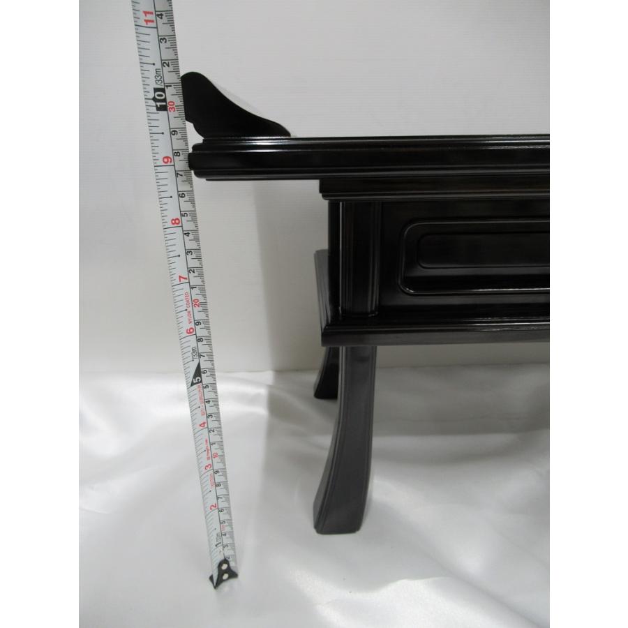 川本仏壇店】「総無垢 黒檀製 漆塗 経机 巾54.5cm/18号」天然木 川本仏壇店】「総無垢 黒檀製 漆塗 経机 巾54.5cm/18号」天然木