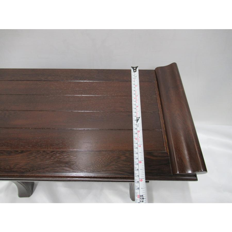 川本仏壇店】「総無垢 鉄刀木製 経机 巾48.5cm/16号」天然木 川本仏壇店】「総無垢 鉄刀木製 経机 巾48.5cm/16号」天然木
