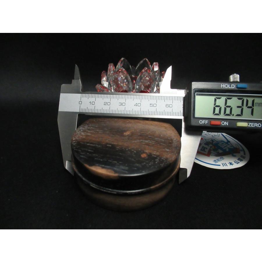 川本仏壇店「黒柿製/香合/2寸2分/ワンタッチ式」直径約6.6cm 桐 川本仏壇店「黒柿製/香合/2寸2分/ワンタッチ式」直径約6.6cm 桐