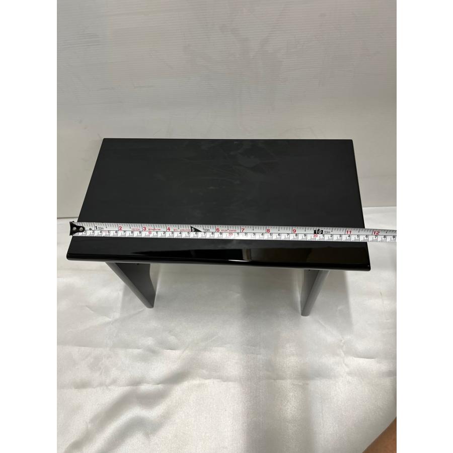 川本仏壇店「板卓 木製 黒塗 経机 巾36cm」前卓/天然木/経卓 川本仏壇店「板卓 木製 黒塗 経机 巾36cm」前卓/天然木/経卓