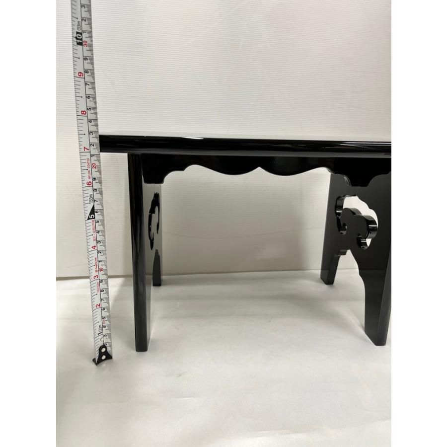川本仏壇店「板卓 木製 黒塗 経机 巾36cm」前卓/天然木/経卓 川本仏壇店「板卓 木製 黒塗 経机 巾36cm」前卓/天然木/経卓