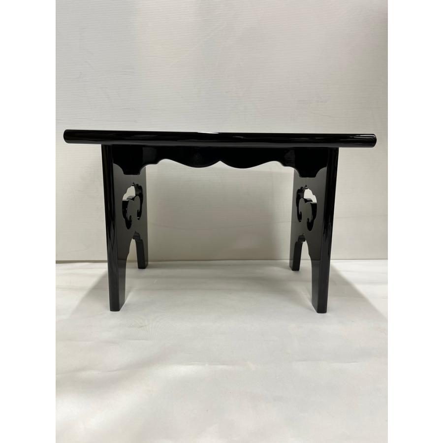 川本仏壇店「板卓 木製 黒塗 経机 巾36cm」前卓/天然木/経卓 川本仏壇店「板卓 木製 黒塗 経机 巾36cm」前卓/天然木/経卓