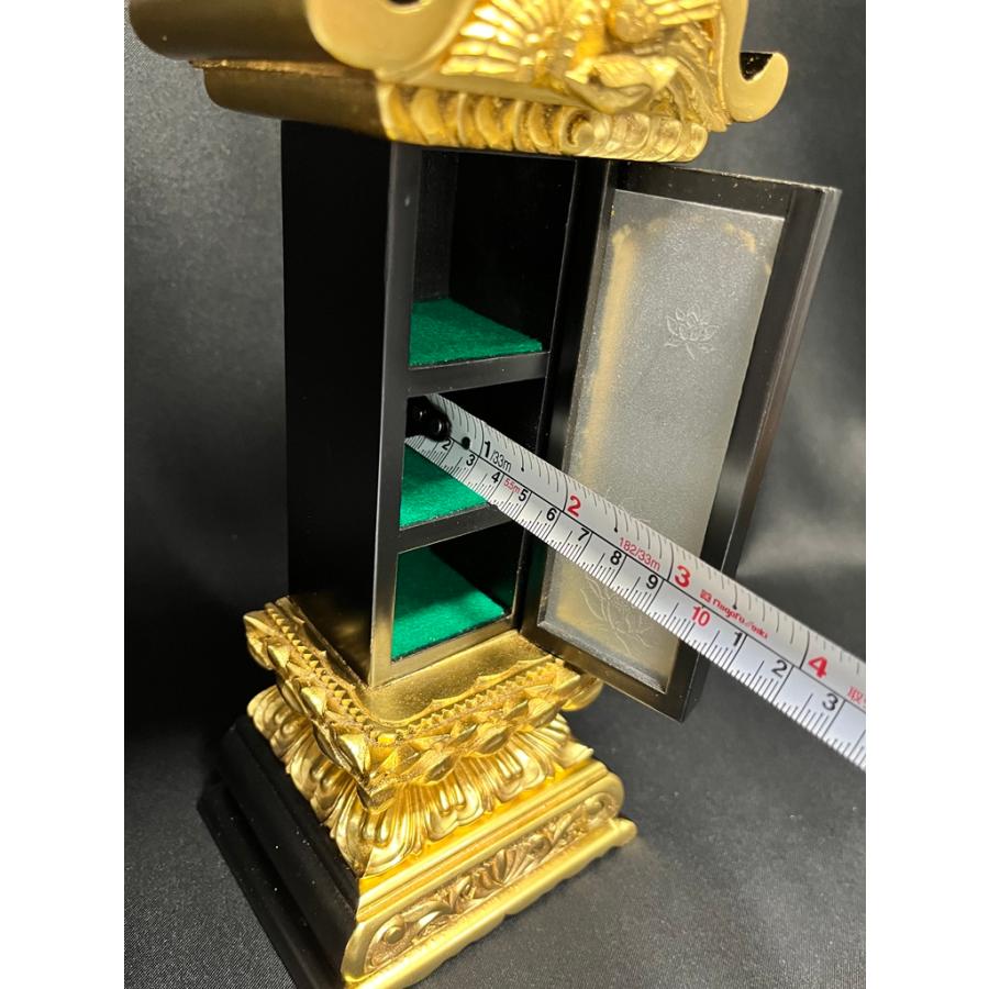 特注品「位牌型お骨入れ 純金箔仕上 7寸 木製 漆塗/手元供養 特注品「位牌型お骨入れ 純金箔仕上 7寸 木製 漆塗/手元供養