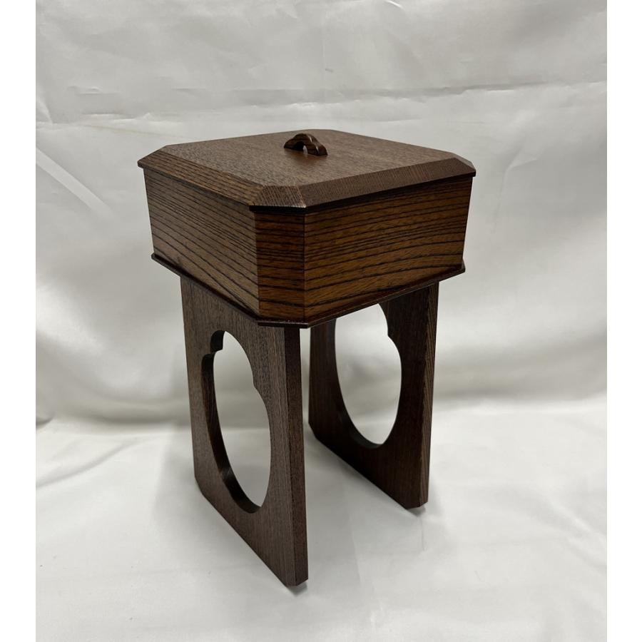 川本仏壇店「献菓子器/擦り漆/欅製/木製/高さ約33cm」寺院仏具 川本仏壇店「献菓子器/擦り漆/欅製/木製/高さ約33cm」寺院仏具