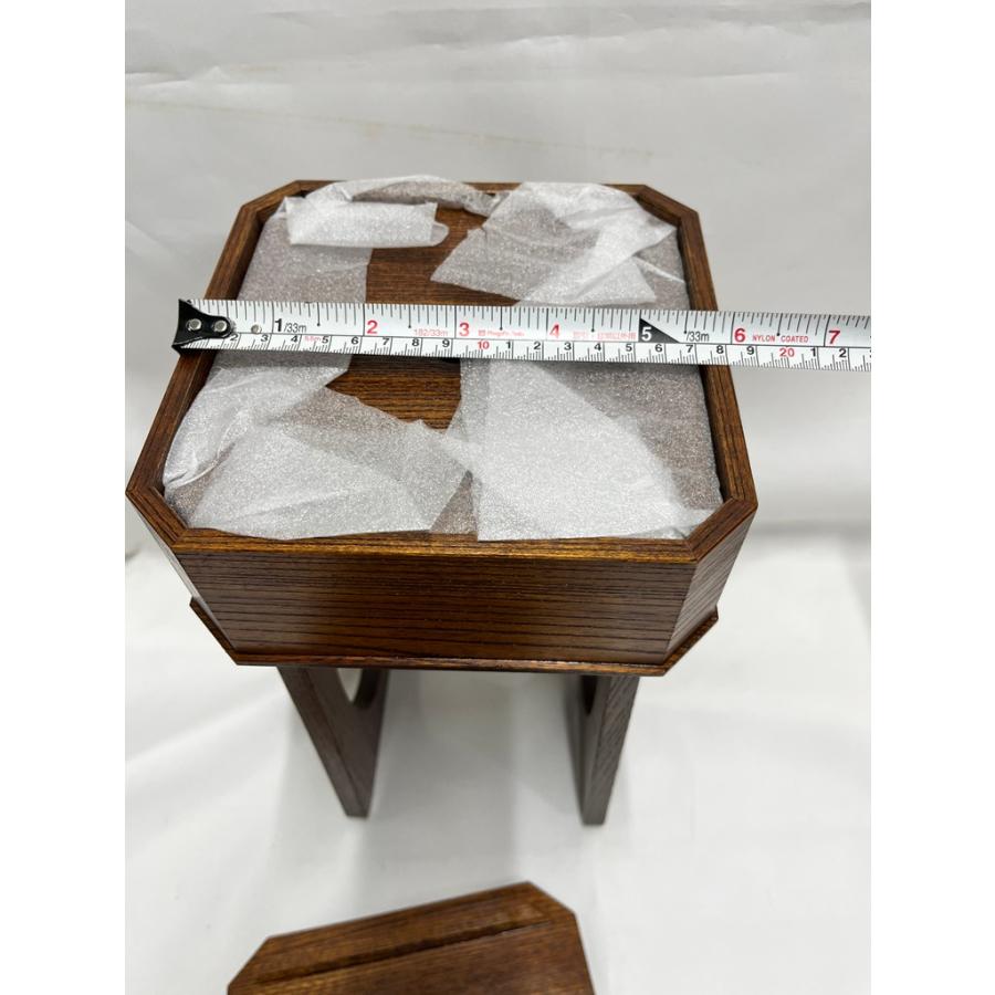 川本仏壇店「献菓子器/擦り漆/欅製/木製/高さ約33cm」寺院仏具 川本仏壇店「献菓子器/擦り漆/欅製/木製/高さ約33cm」寺院仏具