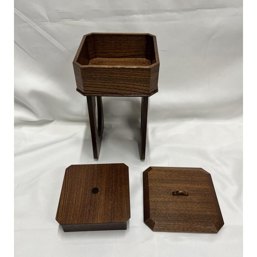 川本仏壇店「献菓子器/擦り漆/欅製/木製/高さ約33cm」寺院仏具 川本仏壇店「献菓子器/擦り漆/欅製/木製/高さ約33cm」寺院仏具