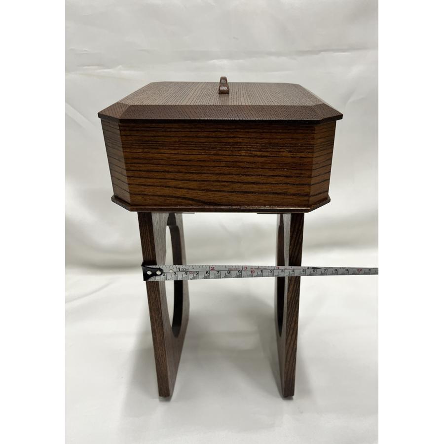 川本仏壇店「献菓子器/擦り漆/欅製/木製/高さ約33cm」寺院仏具 川本仏壇店「献菓子器/擦り漆/欅製/木製/高さ約33cm」寺院仏具