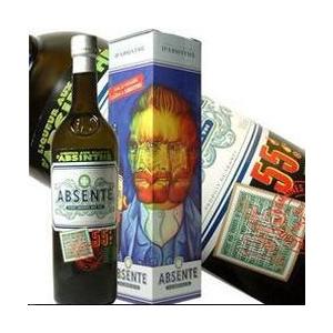 ゴッホ　酒(空瓶) アブサン ゴッホ オリジナル スプーン付 ギフト箱 700ml 55度