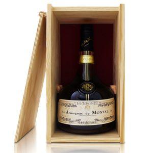 アルマニャック　ド　モンタル　1952年　古酒　木箱入り アルマニャック ド モンタル 1952年 古酒 木箱入り - メルカリ