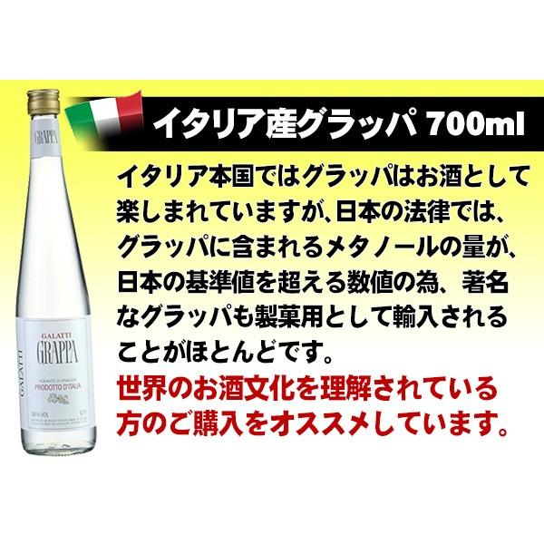 ガラッティ グラッパ 700ml 38度 ガラティ｜kawachi｜02