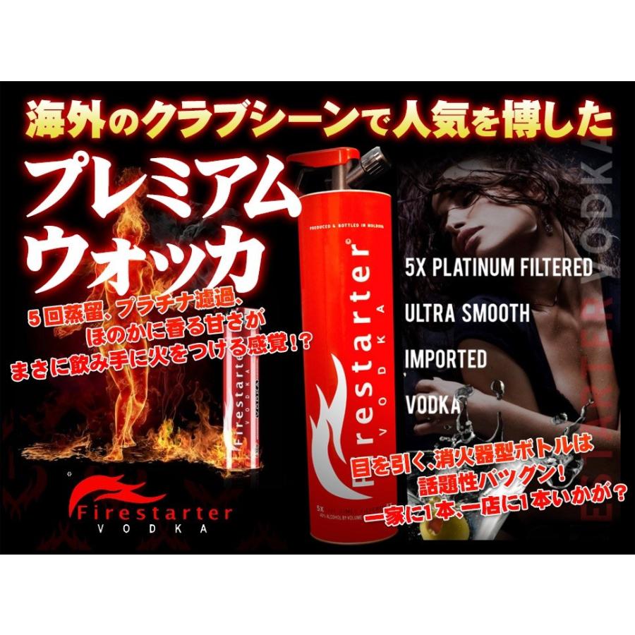 ファイヤースターター ウォッカ モルドバ産 750ml 40度 Firestarter Vodka お酒の大型専門店 河内屋 通販 Yahoo ショッピング