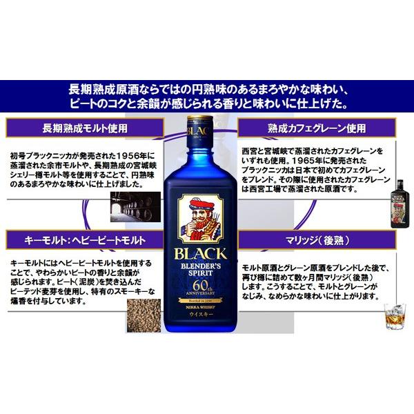 ブラックニッカ ブレンダーズスピリット 700ml 43度 箱付 ファースト
