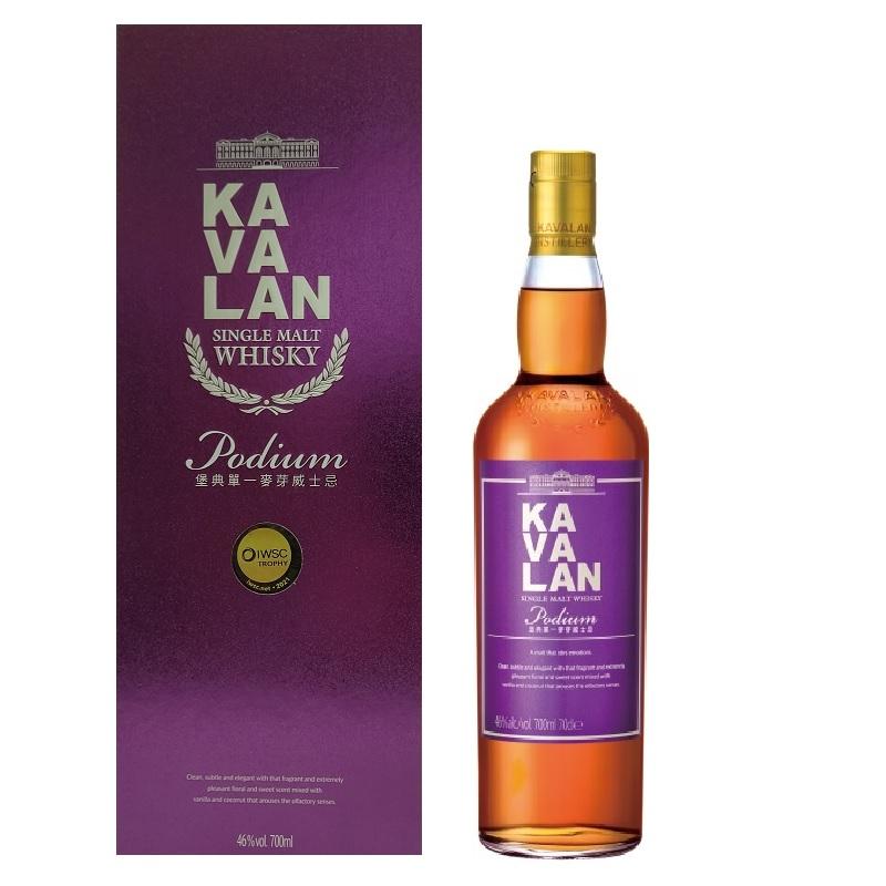 KAVALAN カバラン Podium ポーディアム 700ml箱付き カバラン ポーディアム シングルモルトウイスキー 700ml 46度 箱付