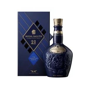 ロイヤルサルート 21年 700ml 40度 青色 箱付 :5000299211243-bl:お酒の大型専門店 河内屋 - 通販