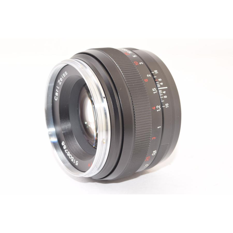 ★極上品★ Carl Zeiss カールツァイス Planar T* 50mm F1.4 ZE for Canon EF 2312120｜kawachicamera2｜02