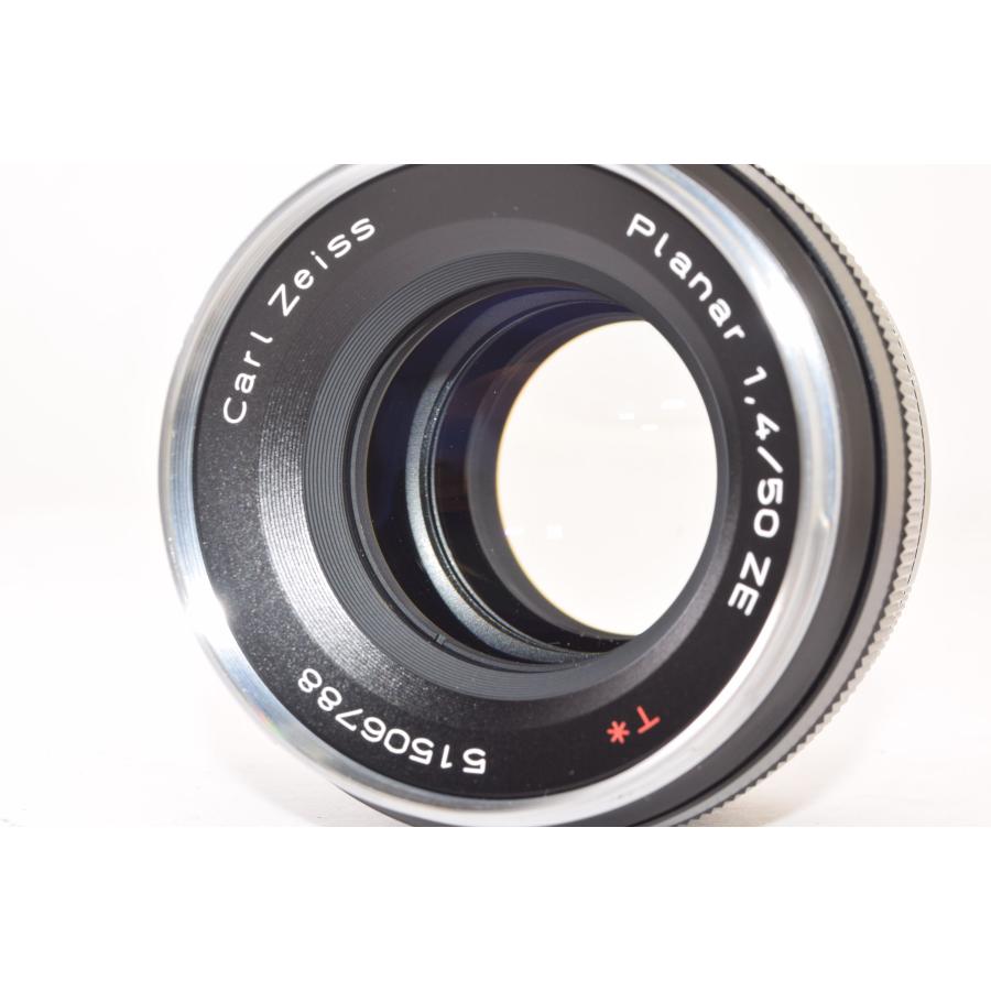 ★極上品★ Carl Zeiss カールツァイス Planar T* 50mm F1.4 ZE for Canon EF 2312120｜kawachicamera2｜08