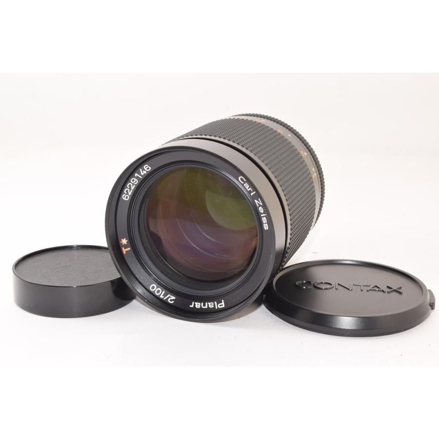 ☆美品☆ CONTAX コンタックス Carl Zeiss Planar 100mm F2 T* AEG