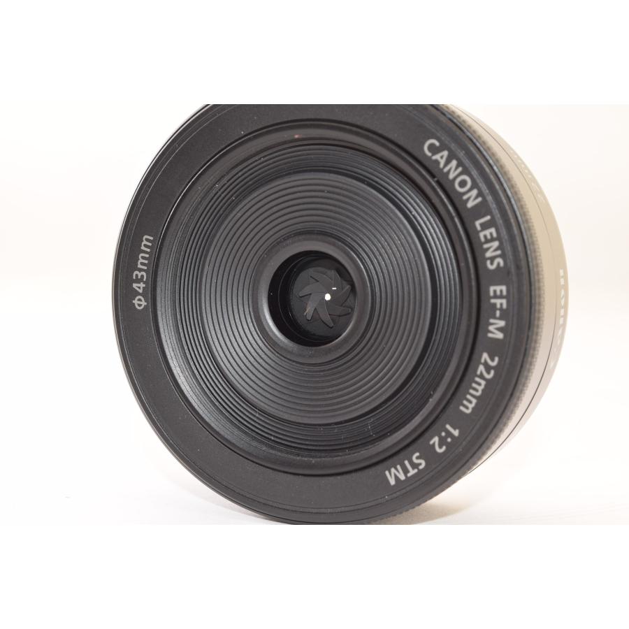 ☆極上品☆ Canon キャノン EF-M 22mm F2 STM グラファイト 2410016  