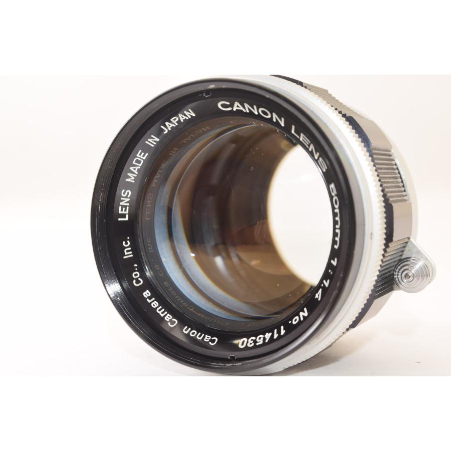 ☆美品☆ Canon キャノン 50mm F1.4 L39 Leicaマウント 専用フード付き