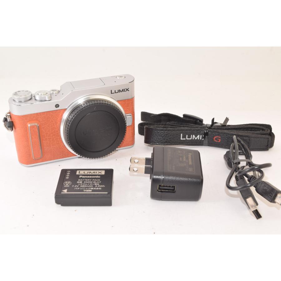☆美品☆ Panasonic パナソニック DC-GF10 ボディ オレンジ ショット数 