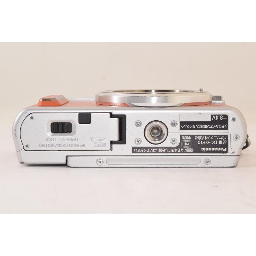 ☆美品☆ Panasonic パナソニック DC-GF10 ボディ オレンジ ショット数 