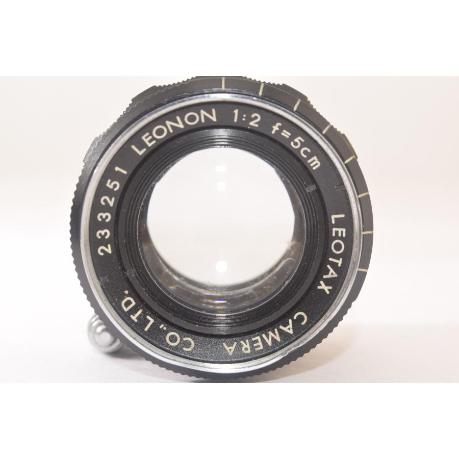 Leotax レオタックス K ライカ Lマウント、レンス　50m F 1:28 LEOTAX レオタックス LEONON 5cm 50mm F2 L39 Leicaマウント 2503065