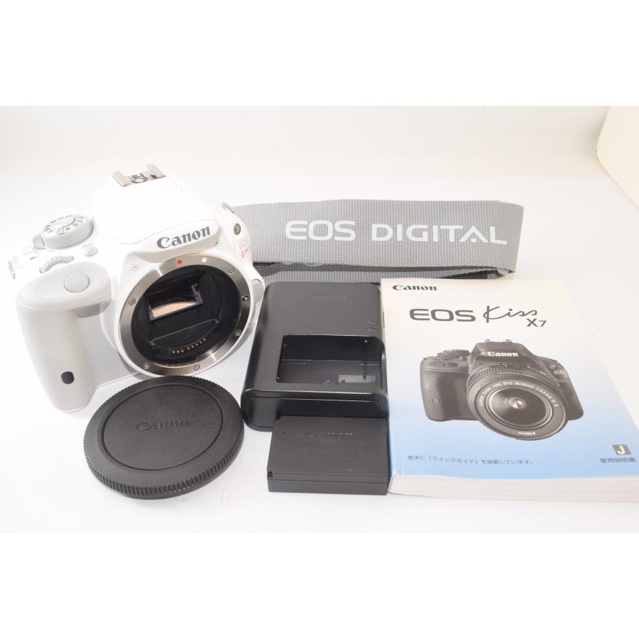 ショット数新品級✨キャノン kiss X7 ホワイト ダブルレンズセット Canon kiss X7i 望遠ダブルレンズセット キヤノン EOS Kiss X7 ダブル