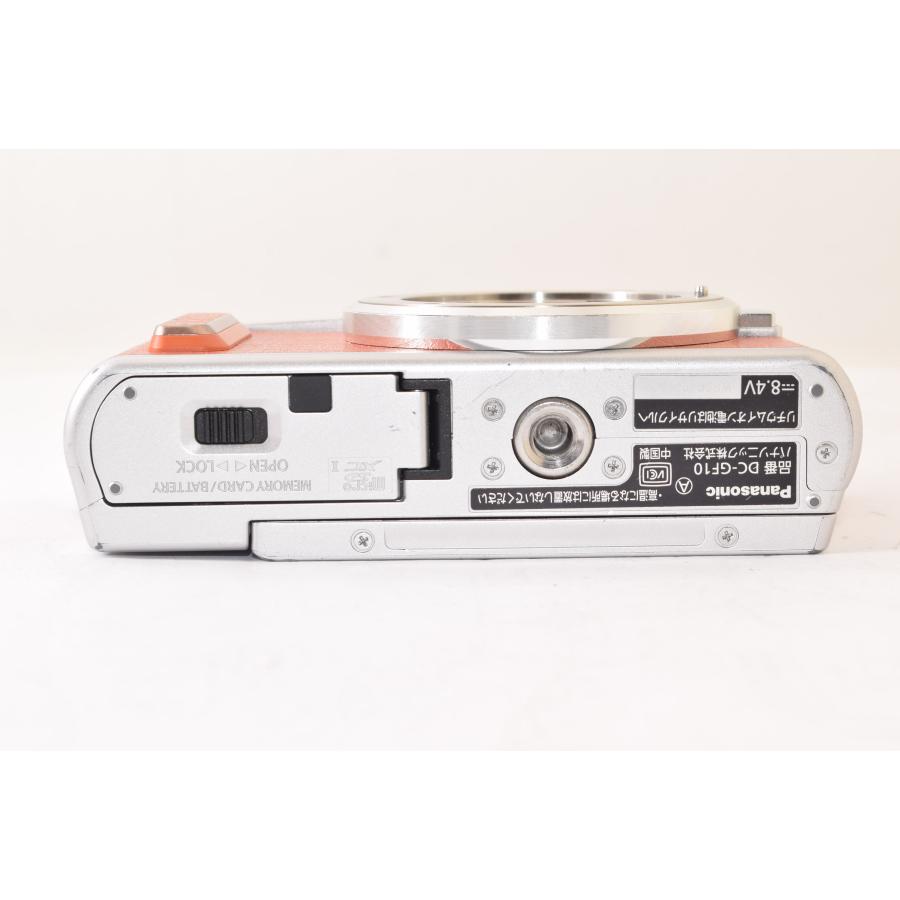 ☆美品☆ Panasonic パナソニック LUMIX DC-GF10 ボディ オレンジ 