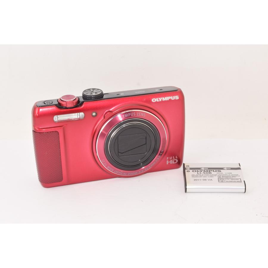 OLYMPUS デジタルカメラ SH-21レッド 【公式通販】