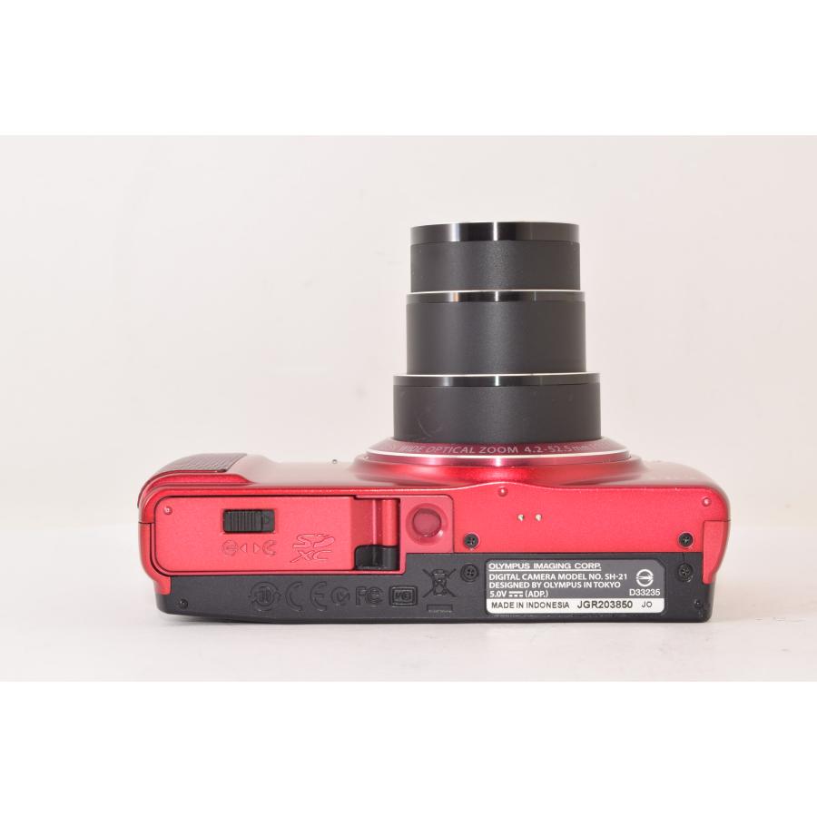OLYMPUS デジタルカメラ SH-21レッド 【公式通販】