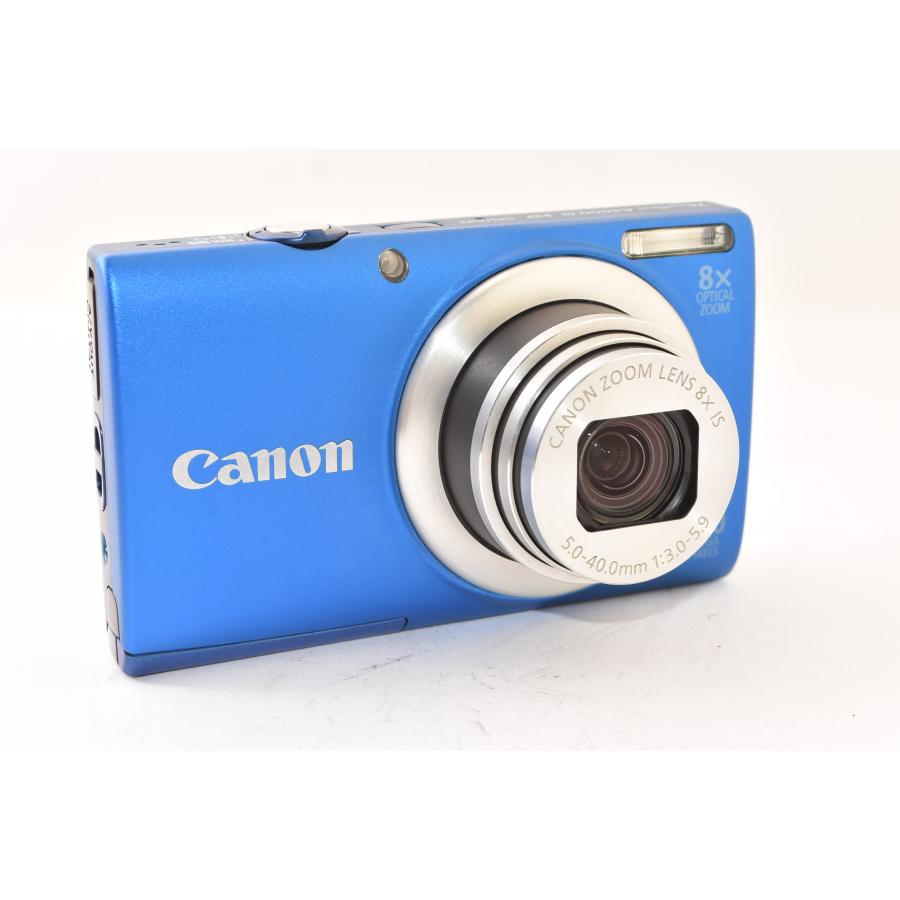 ☆極上品☆ Canon キャノン PowerShot A4000 IS ブルー コンパクト