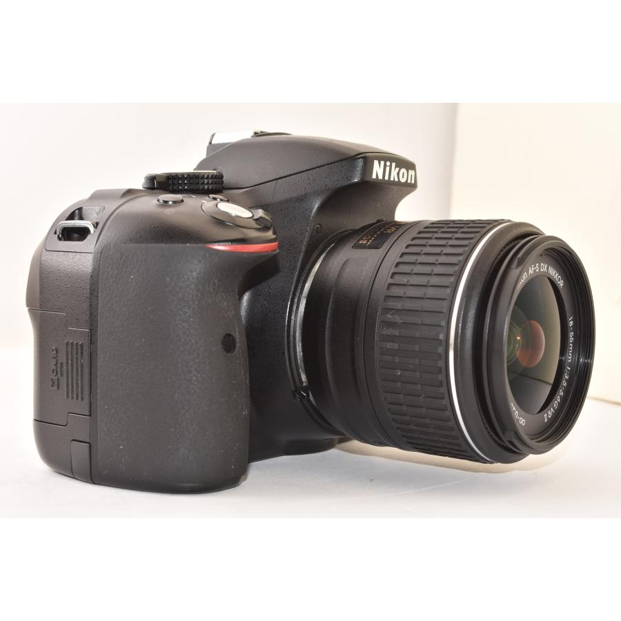 ☆美品☆ Nikon ニコン D5300 ブラック + 18-55mm VR II レンズ